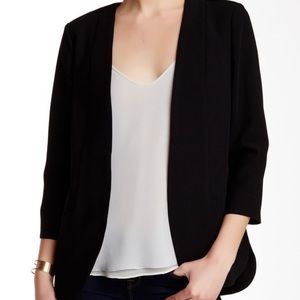 Harlow & Graham open front blazer in black - size xs